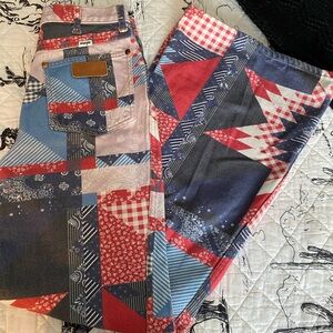 Wrangler paisley jeans